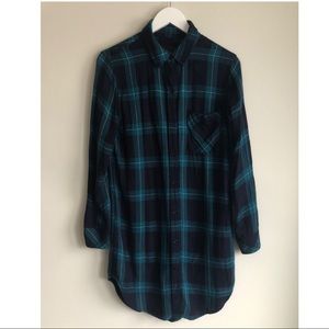 Rails plaid Shirt dress